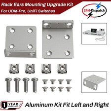 Rack Mount Ears For Ubiquiti Switches & Dream Machine UDM – With Screws (Silver) picture