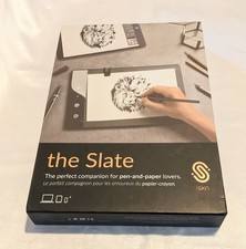 iskn THE SLATE Digital Drawing Tablet Original Box Complete USB Cable MUST SEE picture