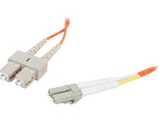 C2G 33155 6.56 ft. LC/SC Duplex 62.5/125 Multimode Fiber Patch Cable - Orange Ma picture