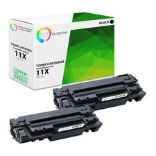TCT 2 Black Q6511X 11X High Yield Toner Cartridges For HP LaserJet 2410 2430 picture