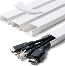 58in Cord Hider, Cable Hider, Cord Covers for Wires on Wall, Paintable Cable Cov picture