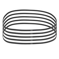 610mm GT-2 Timing Belt, 5pcs 6mm Width 2mm Pitch 3D Printing Closed Loop, Black picture