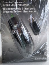 Kensington Presenter Pro Remote Control Black Wireless Ergonomic w/ Green Laser picture