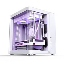 JONSBO TK-1 2.0 M-ATX/ITX PC Case Tempered Glass 240mm Water Cooling picture