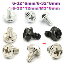 6#-32 Hex Screws Computer PC Case Motherboard Mounting Hard Drive Card PSU Screw picture