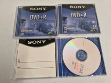 Lot of 3 Sony DVD+R 120 Min 4.7 GB Recordable Blank Media Disc (D) picture