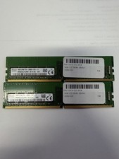 LOT OF 2   SK Hynix 32GB (2x16GB)  2Rx8 PC4-2666V-EE1-11 HMA82GU7CJR8N-VK picture