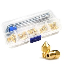 MK8 Nozzles 25 pcs 0.4mm 3D Printer Extruders Brass Nozzles picture