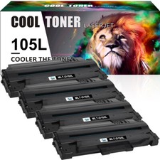 4 High Yield MLT-D105L Toner Cartridge For Samsung 105L ML-2525 ML-2545 SCX-4623 picture