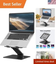 Sturdy Metal Laptop Stand - Adjustable and Lightweight for Comfort & Portability picture