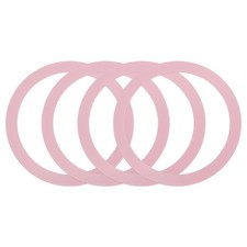 4Pcs Magnetic Adapter Ring, Magnetic Wireless Charger Conversion Kit, Pink picture