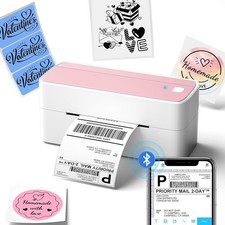 Phomemo 4x6 Bluetooth Thermal Shipping Label Printer for USPS FedEx UPS LOT picture