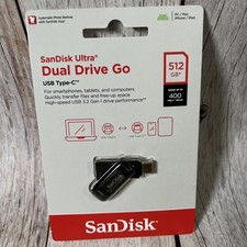 SanDisk 512GB Ultra Dual Drive Go USB Type-C Flash Drive - SDDDC3-512G-A46 picture