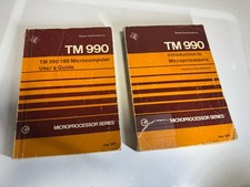 1979 Lot Of 2 Texas Instruments TM990 Manuals TM990/189 Microcomputer Users Guid picture