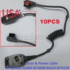 10X Scan Cable Power Cable for  Zebra RS409 RS419 WT4090 WT41N0 US SHIP picture