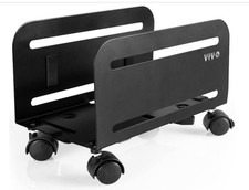 VIVO Computer Desktop Mid Tower Stand Case Rolling Mobile Cart Holder CART-PC01 picture