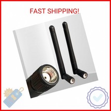 (2-Pack) Dual Band WiFi 2.4GHz 5GHz 5.8GHz 3dBi MIMO RP-SMA Male Antenna for WiF picture