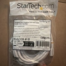StarTech USB C Cable 2 meter USB C to USB C 6.6 ft NEW picture