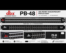 dbx PB-48 48-Point Rackmount Patch Bay 1/4