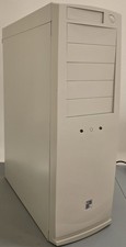 ATX Computer Case Beige Server Full Tower Retro Gaming Sleeper Build +Case Fans picture