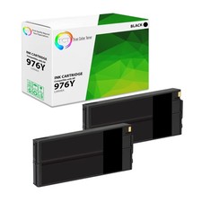 2Pk TCT 976Y Black L0R08A Extra Hi-Yield For HP Pagewide Pro 552 577 Compatible picture