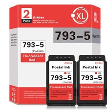 2-Pack SL-793-5 Ink Cartridge Replacement for Pitney Bowes 793-5 Red Ink Cart... picture
