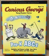 Curious George Pre-K ABCs [076714503823] Young Reader's Series Win/Mac CD * NEW picture