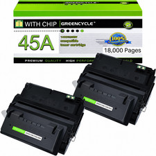 2PK High Yield Q5945A BK Toner Fits For HP 45A 4345xm 4345x 4345xs M4345xs MFP picture