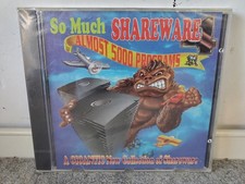 NEW Sealed Vintage Software SO MUCH SHAREWARE 4 Almost 5000 Programs CD-ROM 1994 picture