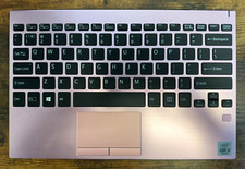 Original Sony VAIO Rare SX12 Rose Gold VJS122C11L Touchpad & Keyboard Assembly picture