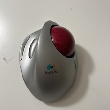 Logitech Cordless TrackMan FX Optical Mouse T-RA17 No Receiver Untested picture