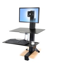 Ergotron 33351200 WorkFit-S Sit-Stand Desk Mount Black picture