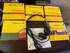 Rosetta Stone ~ Arabic Language Levels 1-3 + Audio Companions CD picture