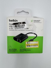 Belkin - Ethernet And Adapter - Usb-c - Gigabit Ethernet X 1 + Usb-c picture
