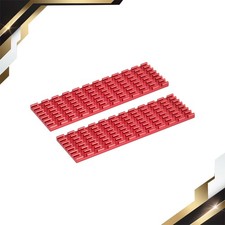 2 Pcs M.2 SSD Heatsink Cooler with Thermal Pad for PC 70x22x3mm Red picture