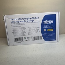 Tripp Lite 10-Port USB Charging Station with Adjustable Storage U280-010-ST picture