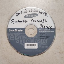 Samsung SyncMaster Monitor Driver CD Software (PC; 2012) #2125 picture