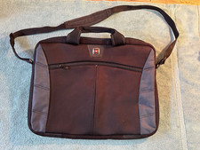 Swiss Gear Black & Gray Wenger Laptop Carrying Bag Tote Business Travel picture