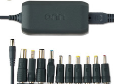 onn 65W Laptop Charger with 10 Interchangeable Tips, 10ft Power Cord, picture