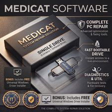 🔥MediCat PC Recovery Tool💻USB or DVD🔧Bootable Data Repair Computer Diagnostic picture