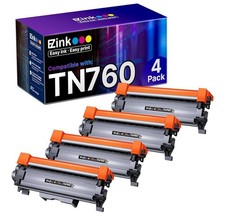 3 Pk -E-Z Ink Compatible TN760 Toner Cartridges Replacement Missing 1 -Sealed picture