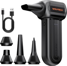 WOLFBOX MF60 Compressed Air Duster -110000RPM Super Power Electric Air Duster picture