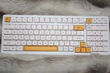 Custom Aula f99 wireless mechanical keyboard, RGB backlight, PBT MOA keycaps picture