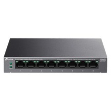 TP-Link LS108GP 8 Port Gigabit PoE Ethernet Switch 62W Metal Desktop Wall Mount picture