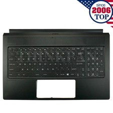 New Upper Case Palmrest Cover Keyboard Full Colorful Backlit For MSI GS75 MS17G1 picture