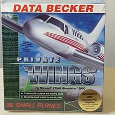 Data Becker Private Wings Add On For Microsoft Flight Simulator 2000 New Sealed picture
