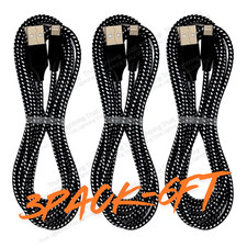 3Pack Heavy Duty Fast Charger Cable 6Ft Charging Cord For iPhone 13 12 11 XR 8 7 picture