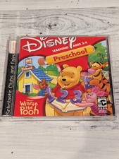 Disney Preschool Ages 2-4 Winnie the Pooh (PC, 2001) WITH BOOKLET picture