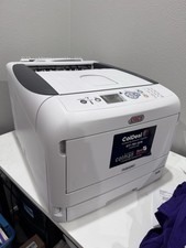 OKI PRO 8432WT Printer Digital Heat FX White Toner LED Printer with Inks & Drum picture