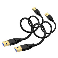 USB to Cable 10FT, 2Pack USB3.0 Male Double End 10FT picture